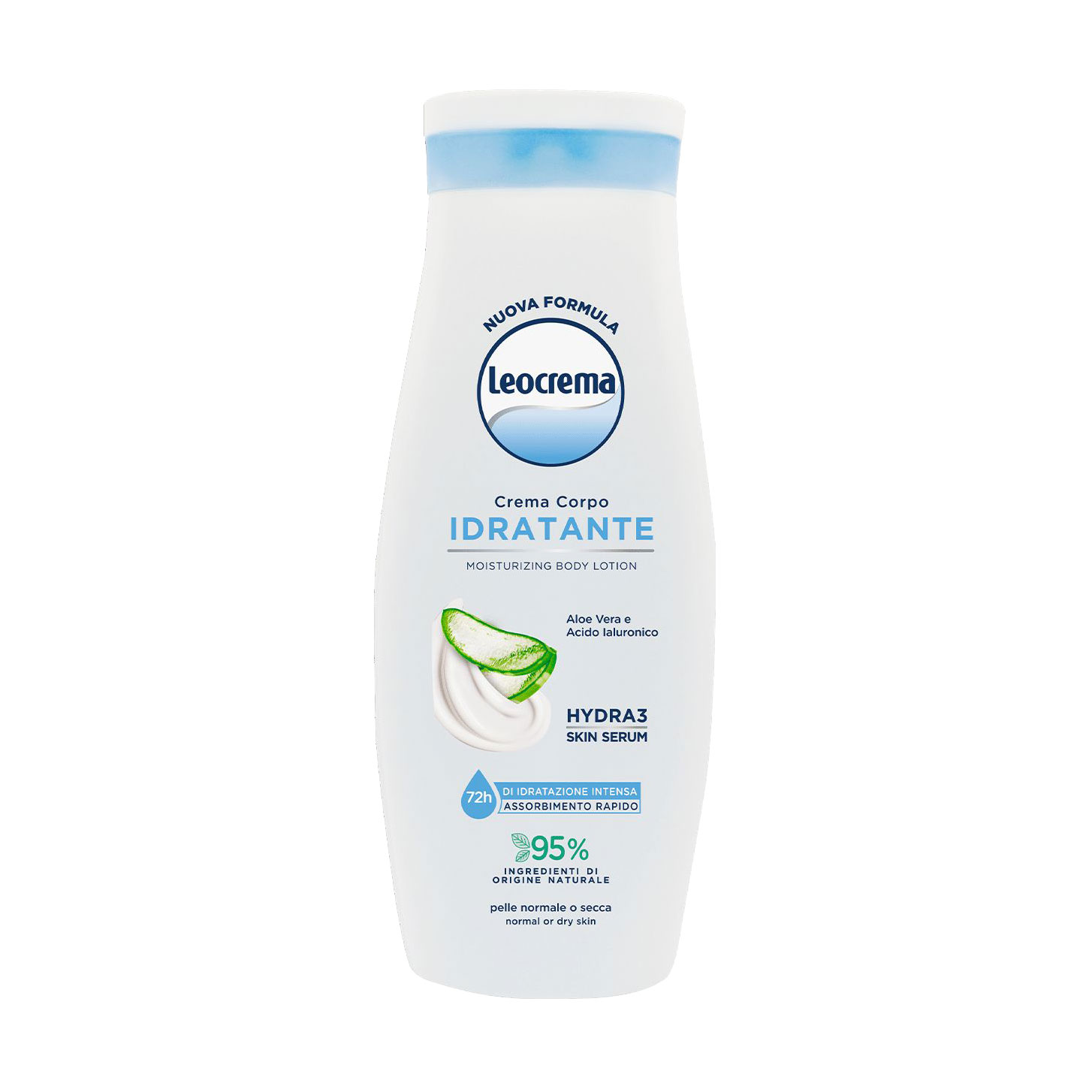 Зволожувальний лосьйон для тіла Leocrema Moisturizing Body Lotion з алое вера, 400 мл